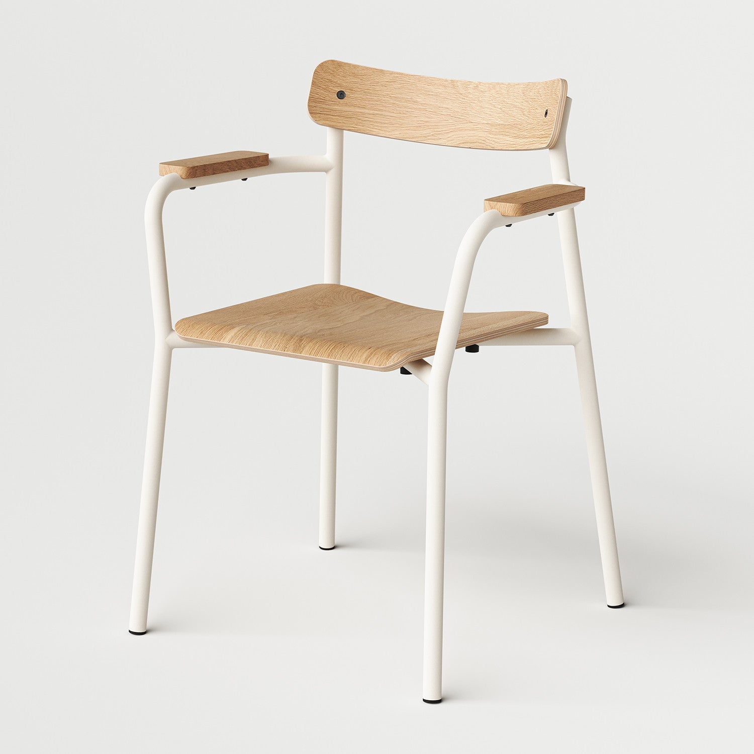 Sedia ETUDE con braccioli - legno eco-certificato