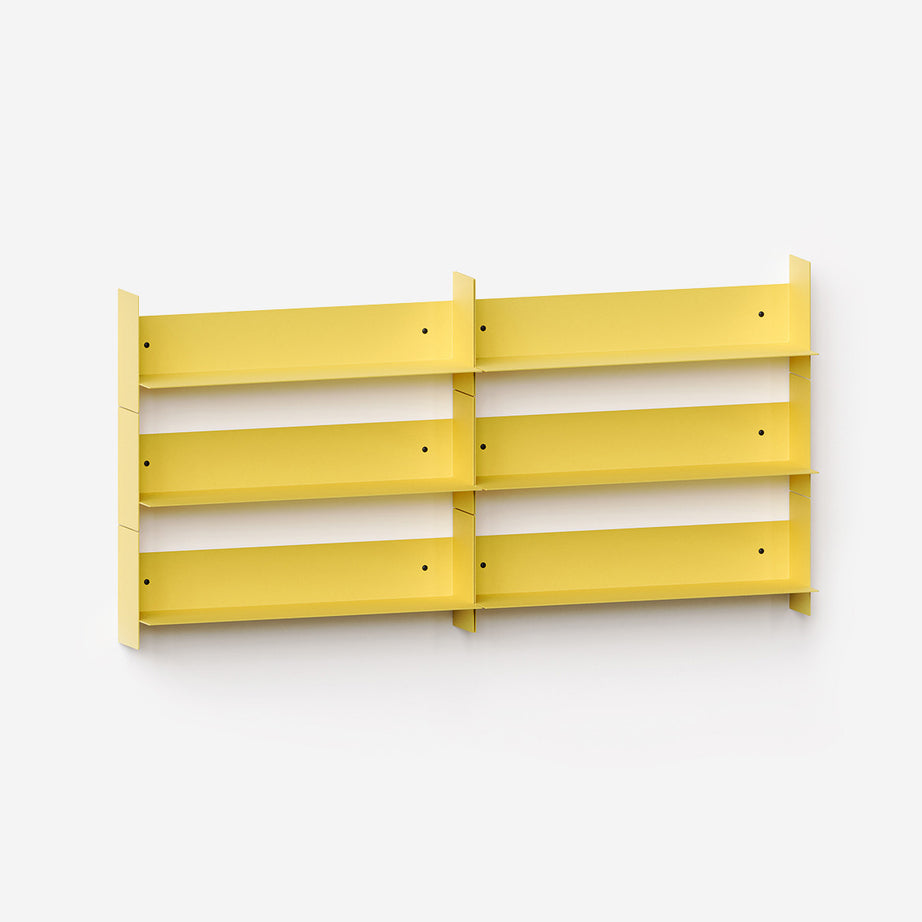 Librería de pared PLI de acero - 30 à 60cm