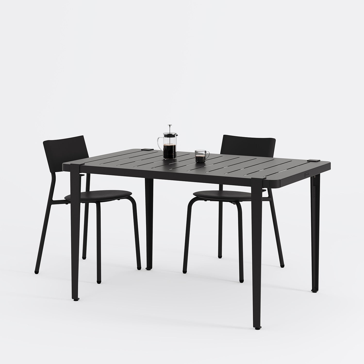 Tuintafel - gepoedercoat staal