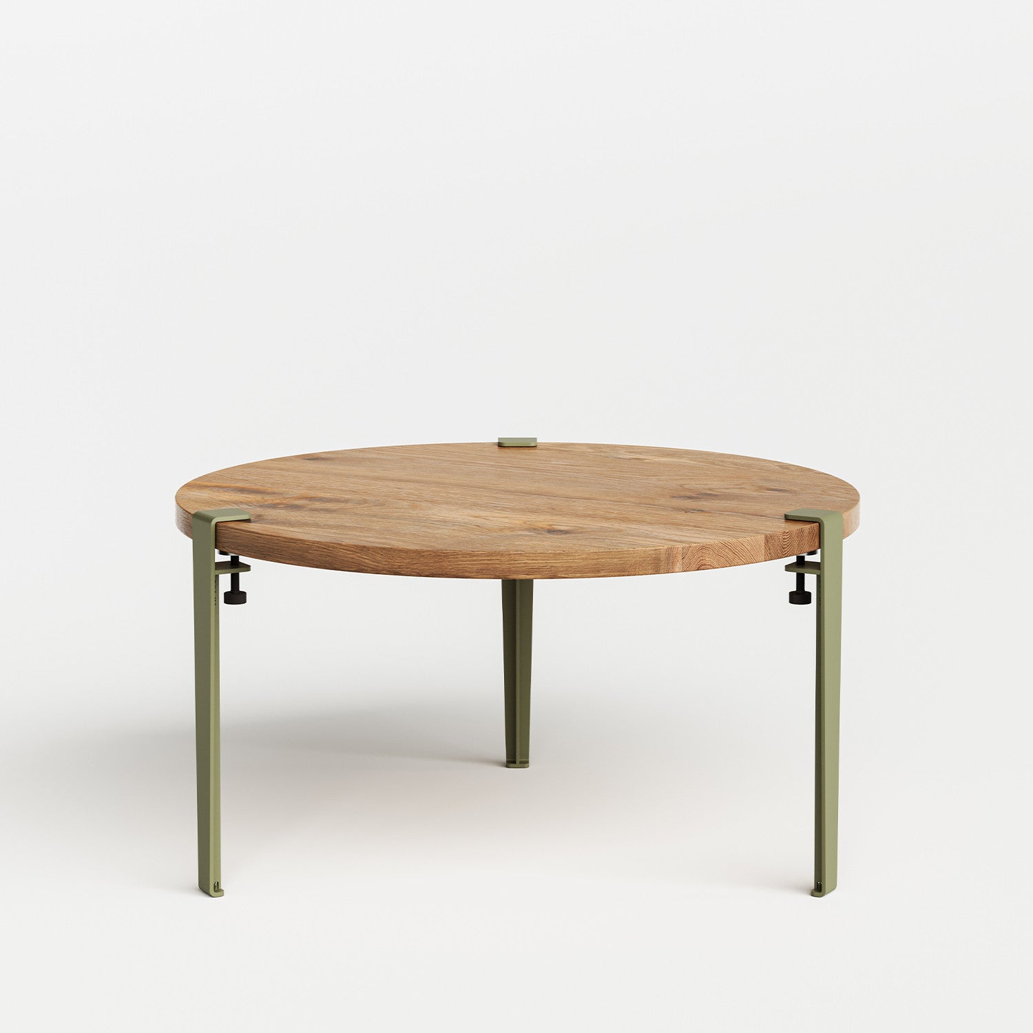 Runder Couchtisch TIPTOE Ø 80cm - recyceltem Altholz