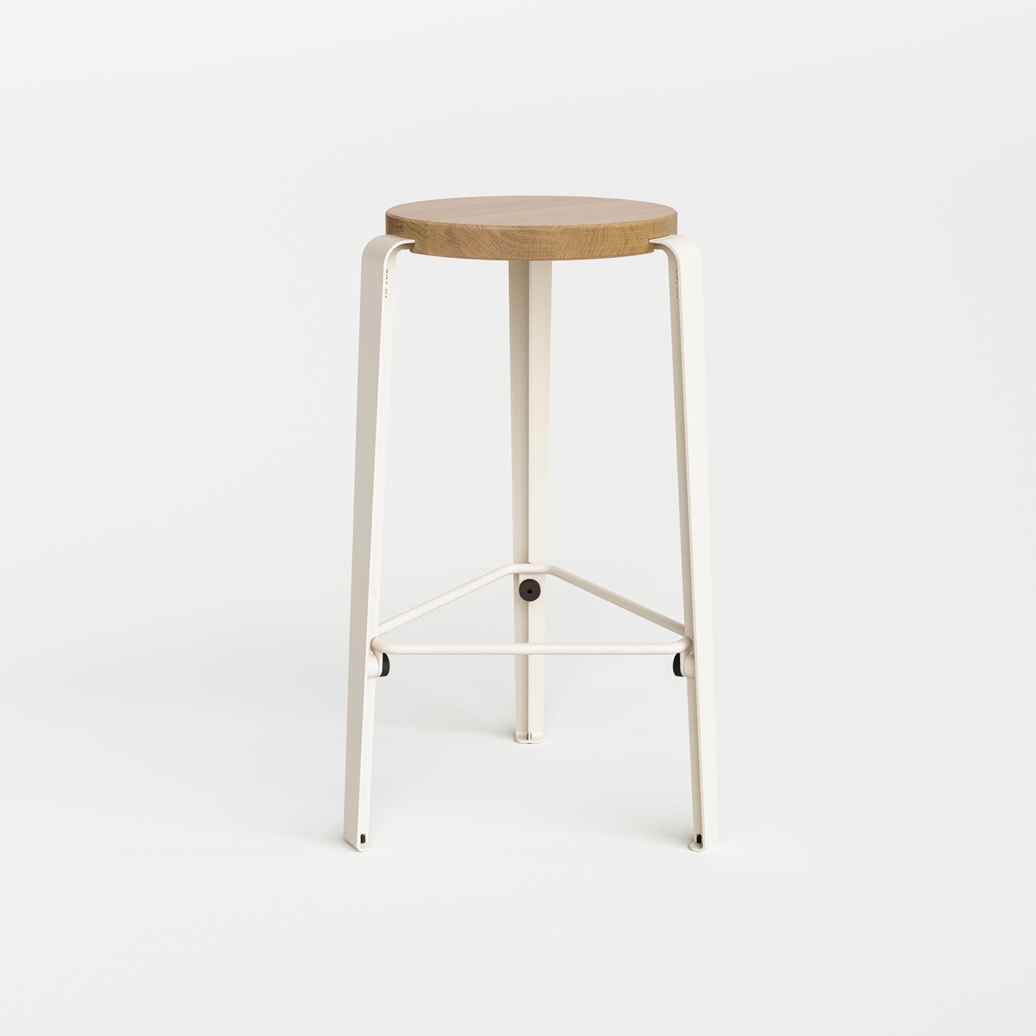Tabouret de bar LOU - chêne massif