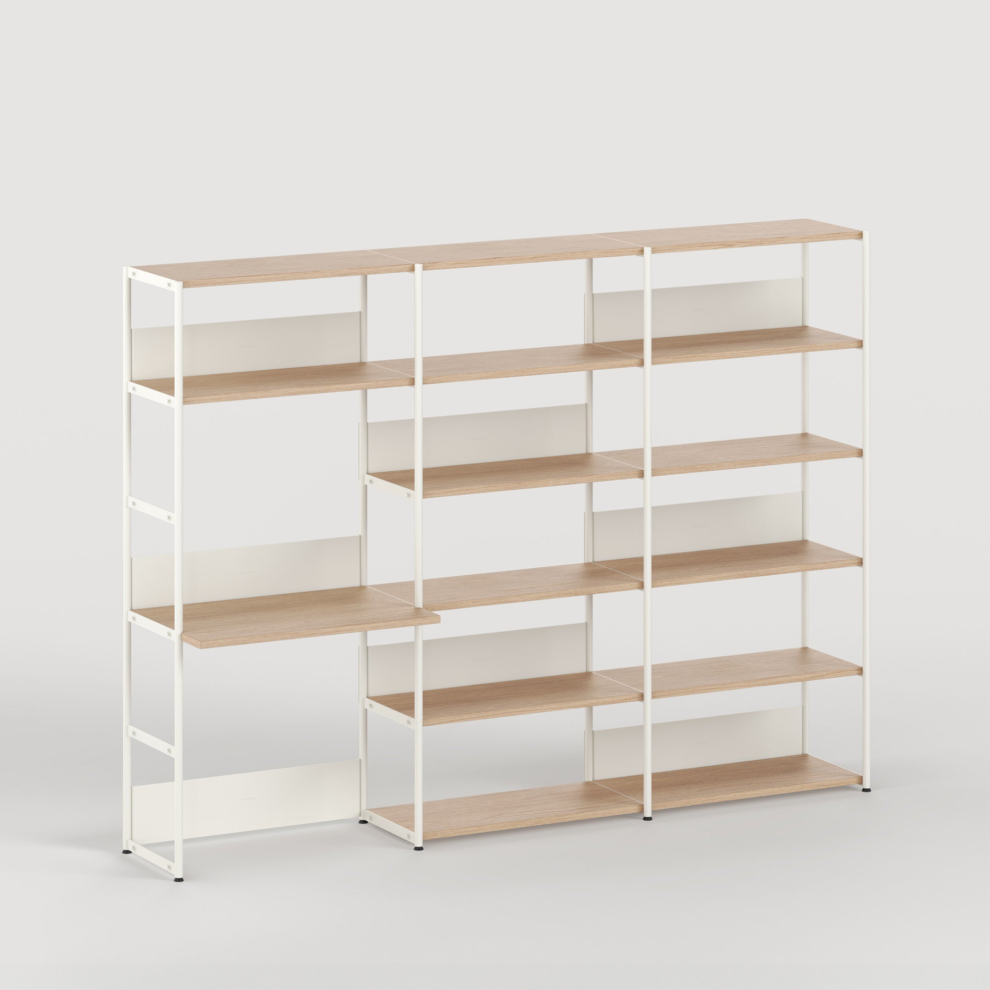 Bureaurek UNIT - H180 à 215 x L244cm - eco-gecertificeerd hout