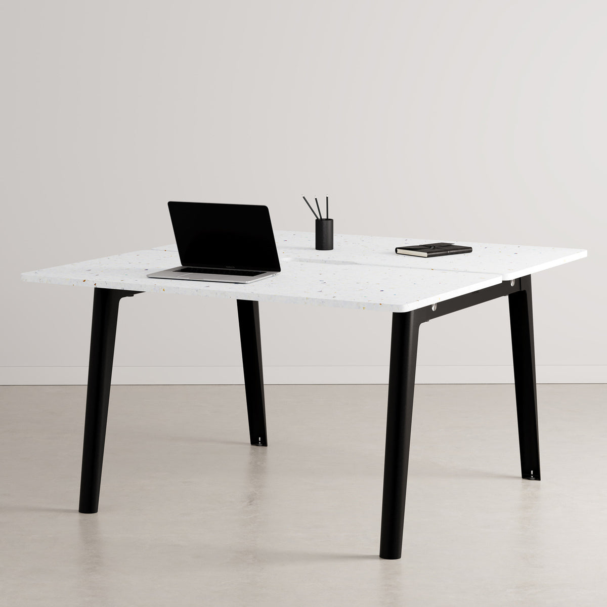 NEW MODERN 2-seater workbench - Venezia recycled plastic