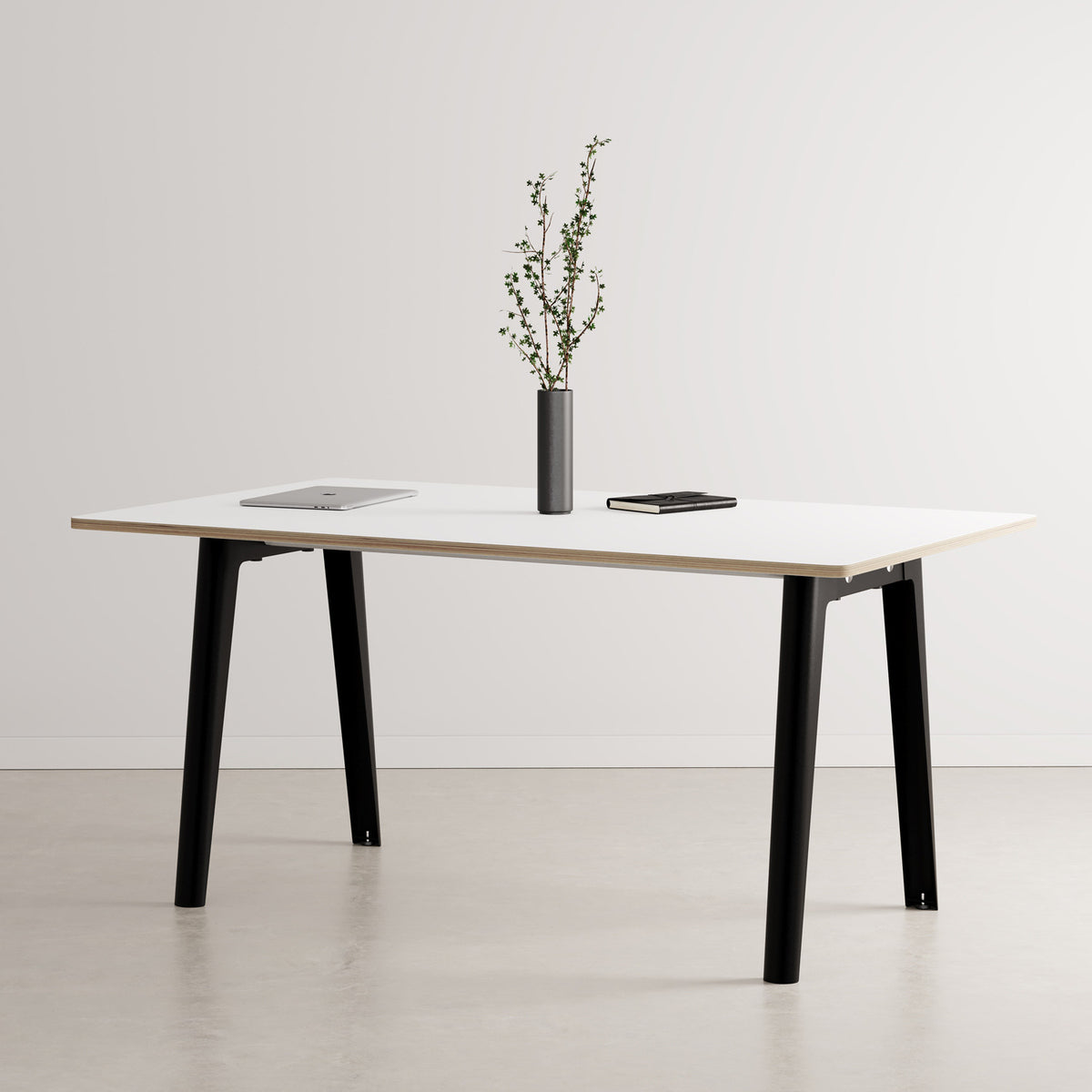 Vergadertafel NEW MODERN - wit multiplex