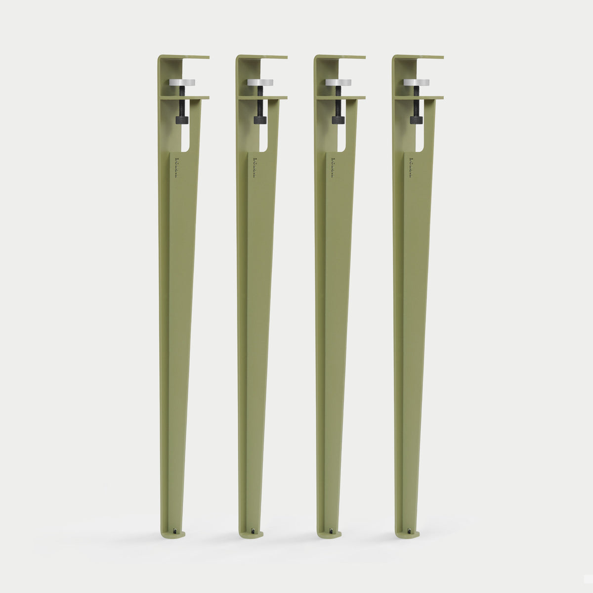 Set of 4 table legs - 75cm