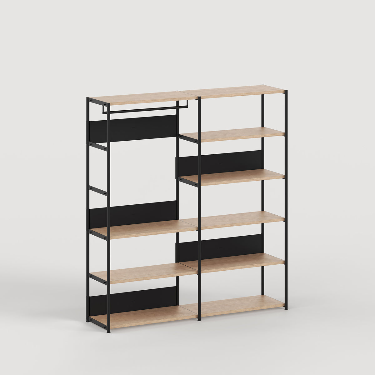 Guardaroba UNIT - H180 à 215 x L164cm - legno eco-certificato