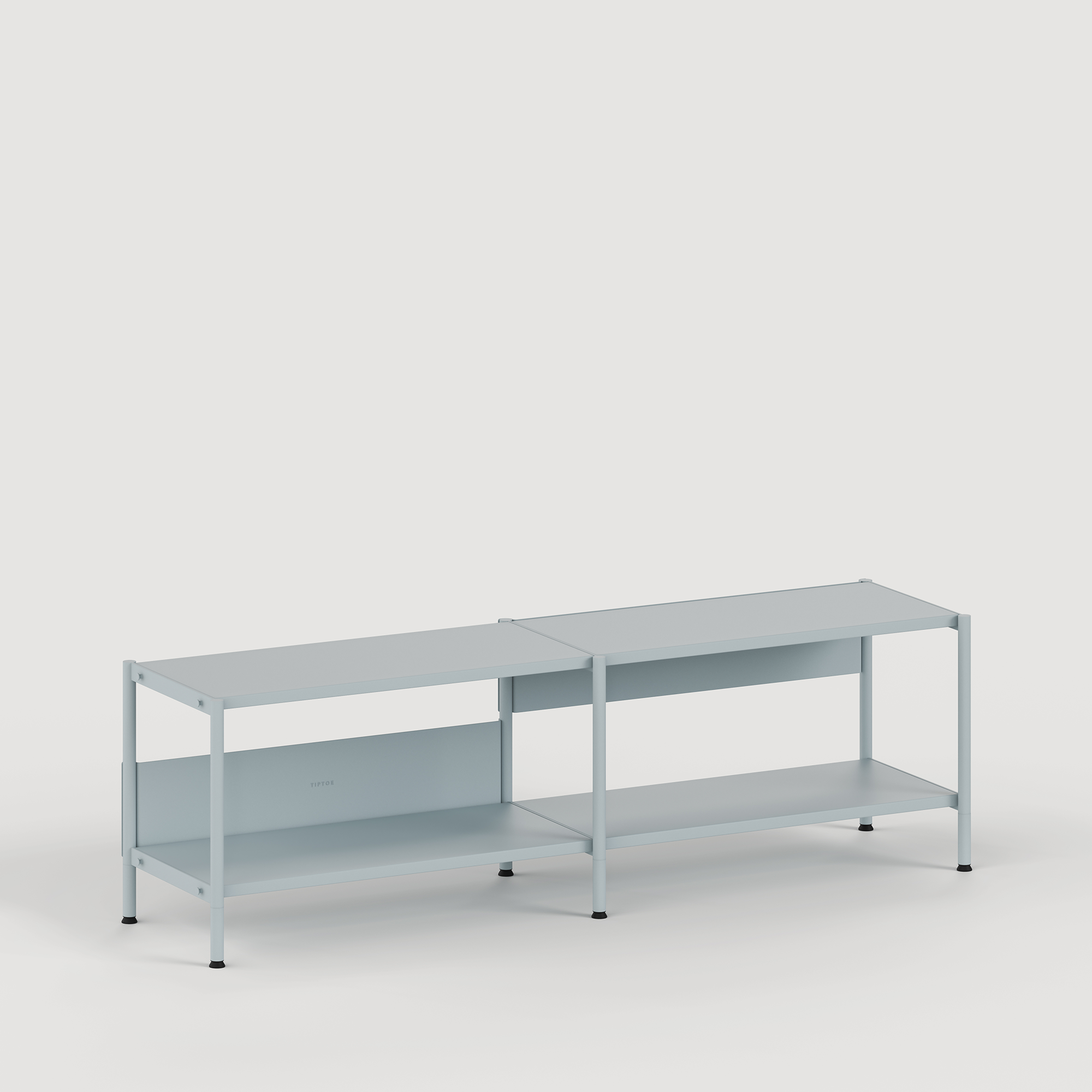 UNIT shelf - H40 to 50 x W164cm - powder-coated steel