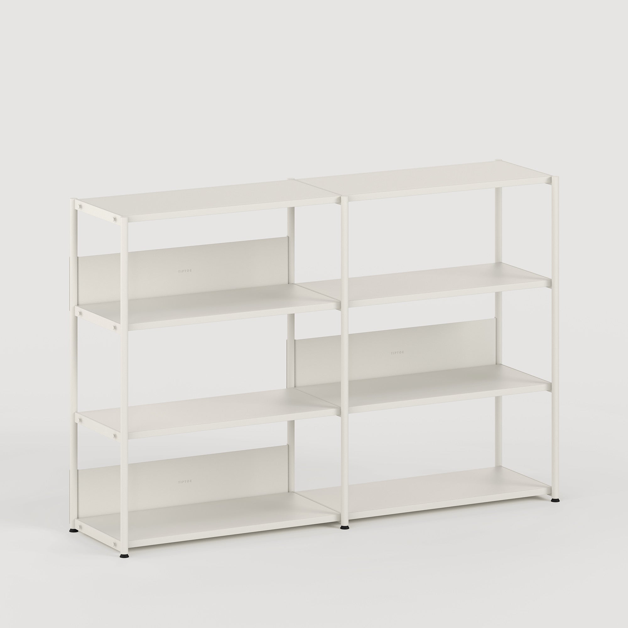 Regal UNIT - H110 x B164cm - pulverbeschichteter Stahl
