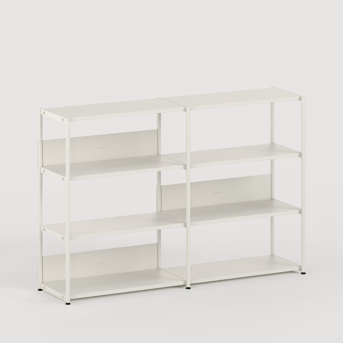 Regal UNIT - H110 x B164cm - pulverbeschichteter Stahl