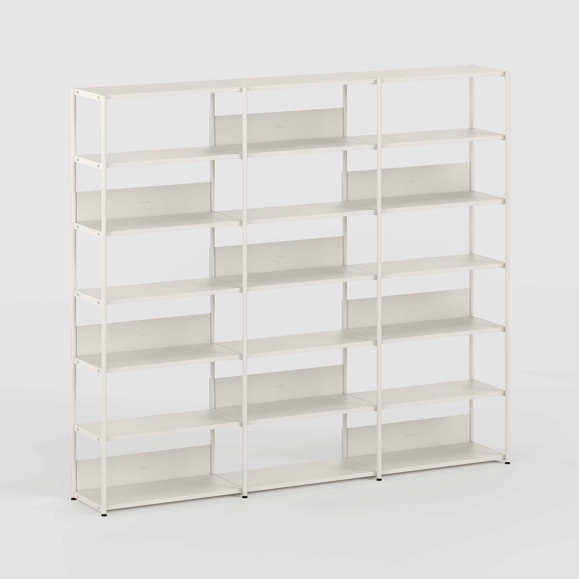 Scaffale UNIT - H180 à 215 x  L244cm - acciaio verniciato a polvere