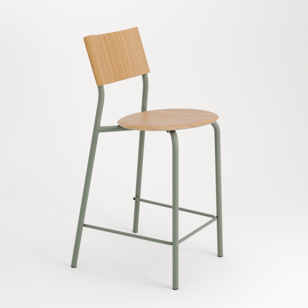 Silla de bar SSD - madera con certificación ecológica