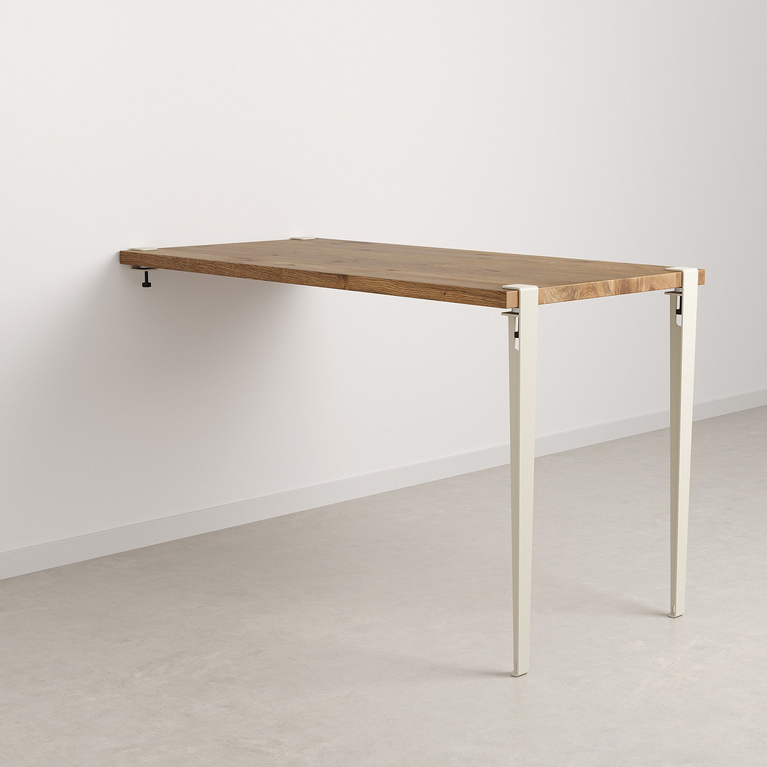 Tavolo alto a parete TIPTOE - legno antico riciclato
