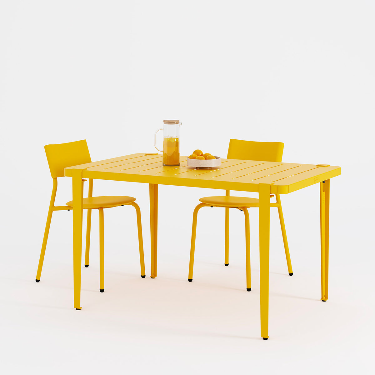 Outdoor table - powder-coated steel