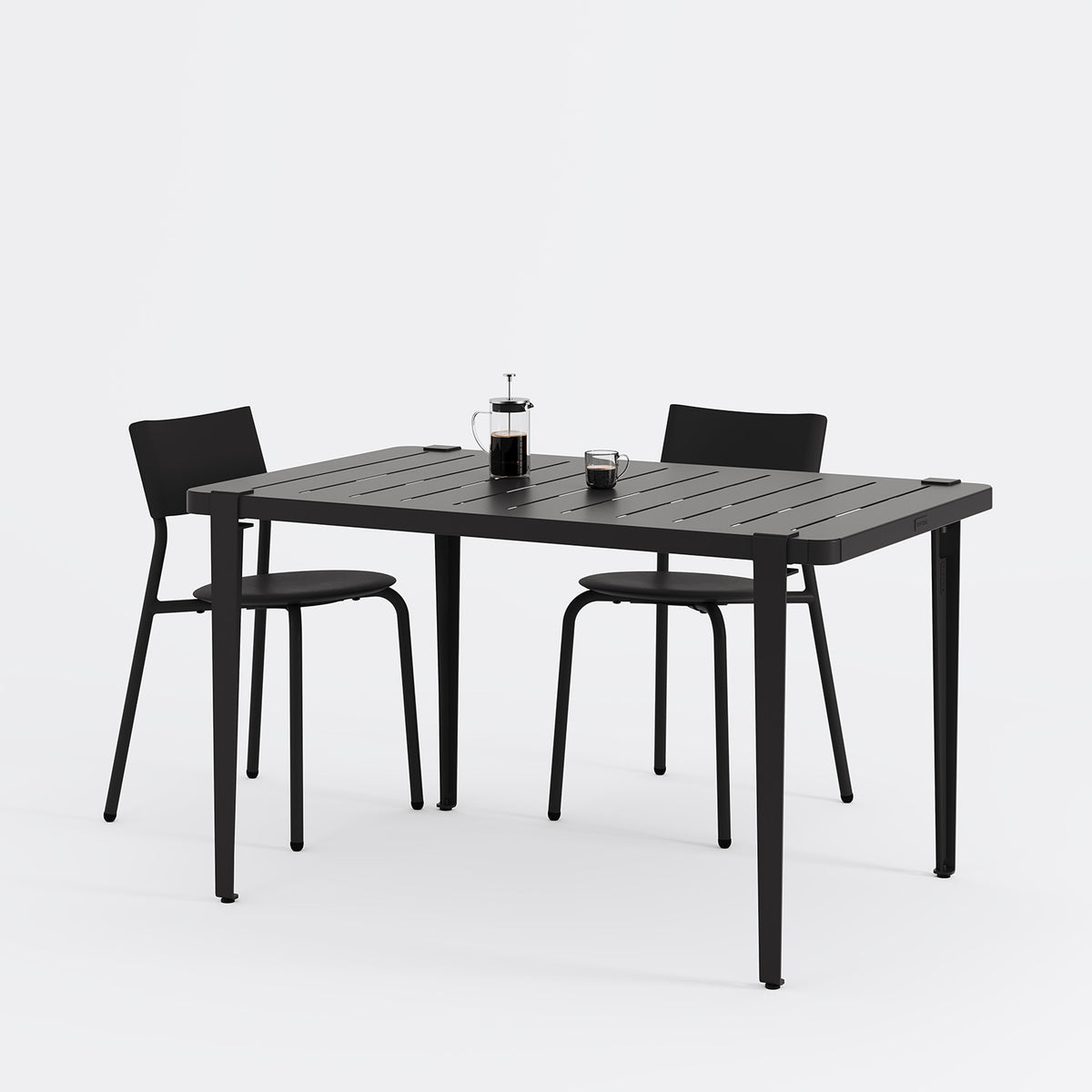 Tuintafel - gepoedercoat staal