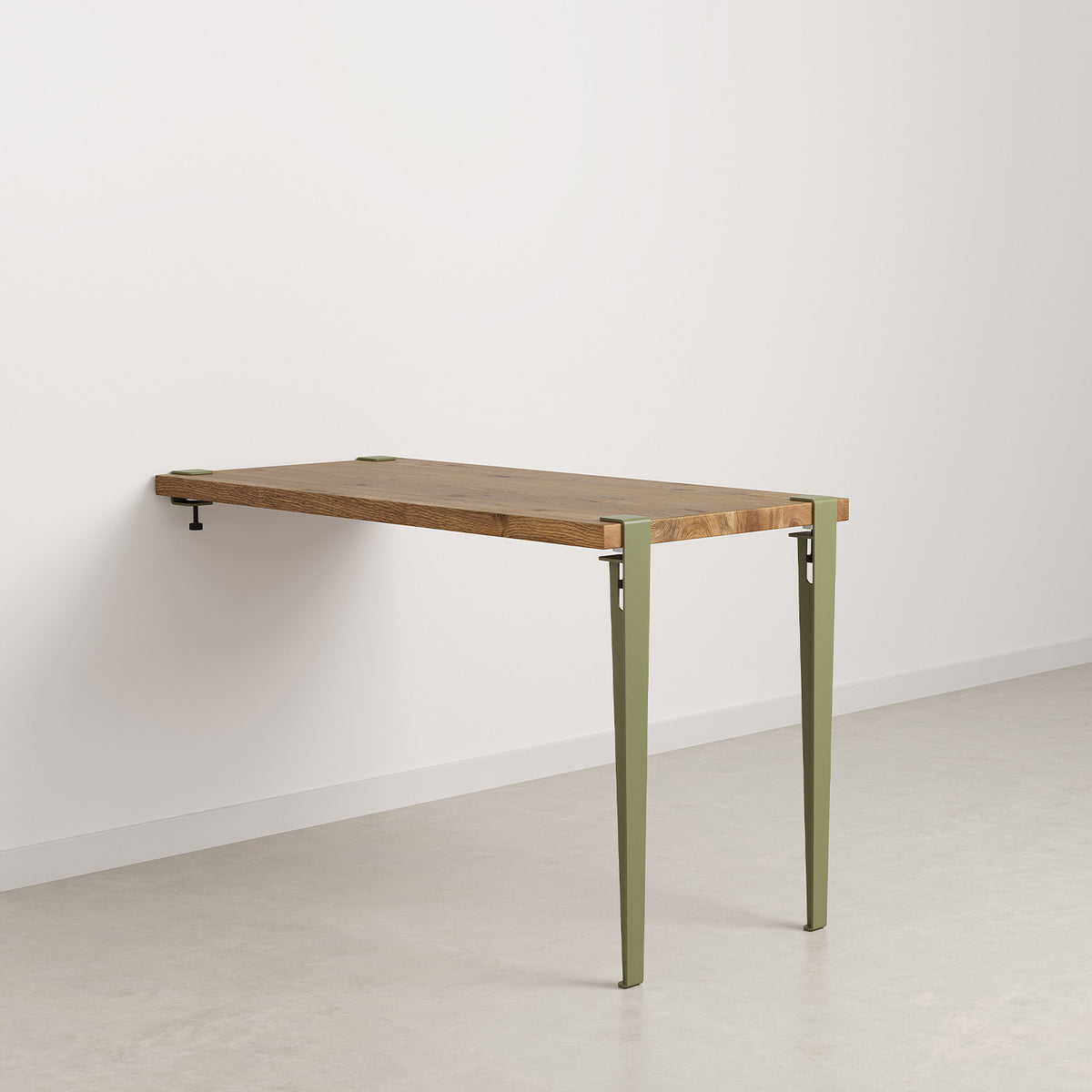 TIPTOE wall-mounted dining table - reclaimed wood