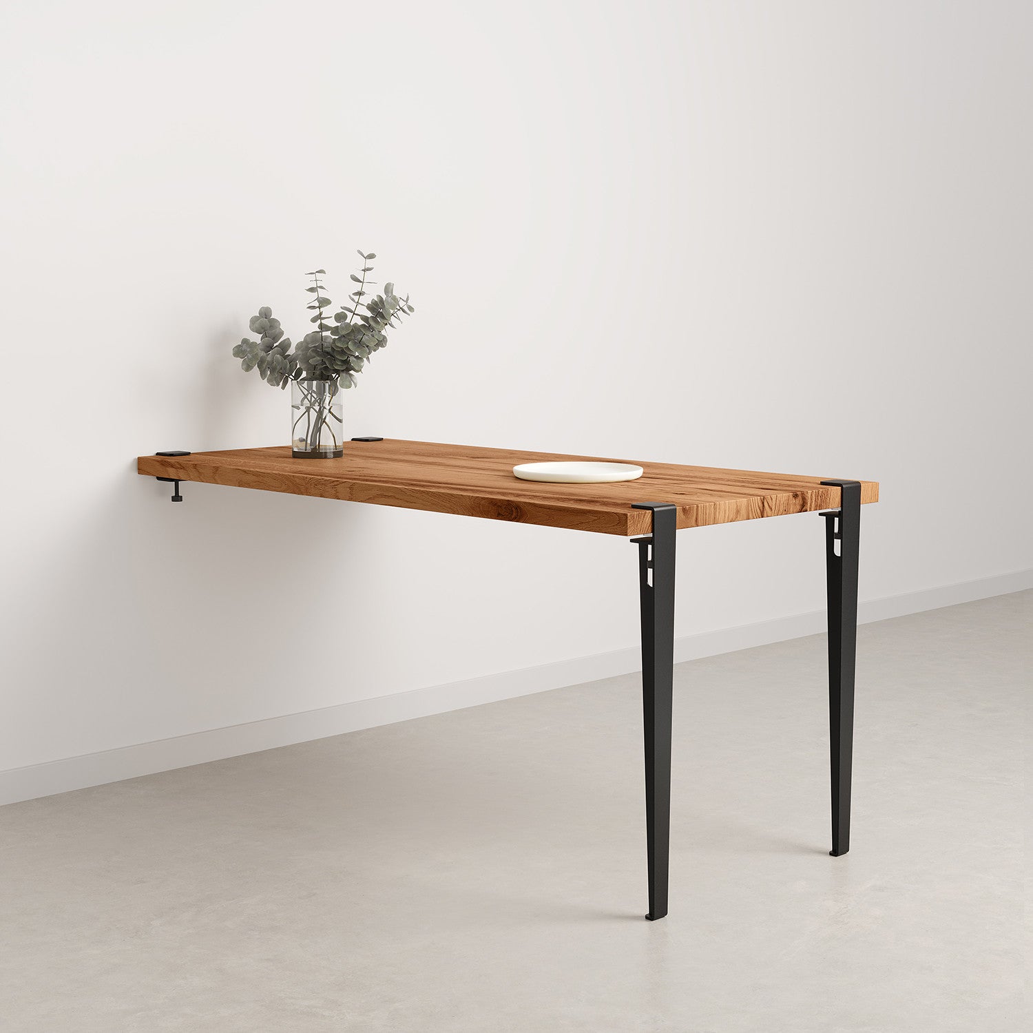 Wand-Esstisch TIPTOE - recyceltem Altholz