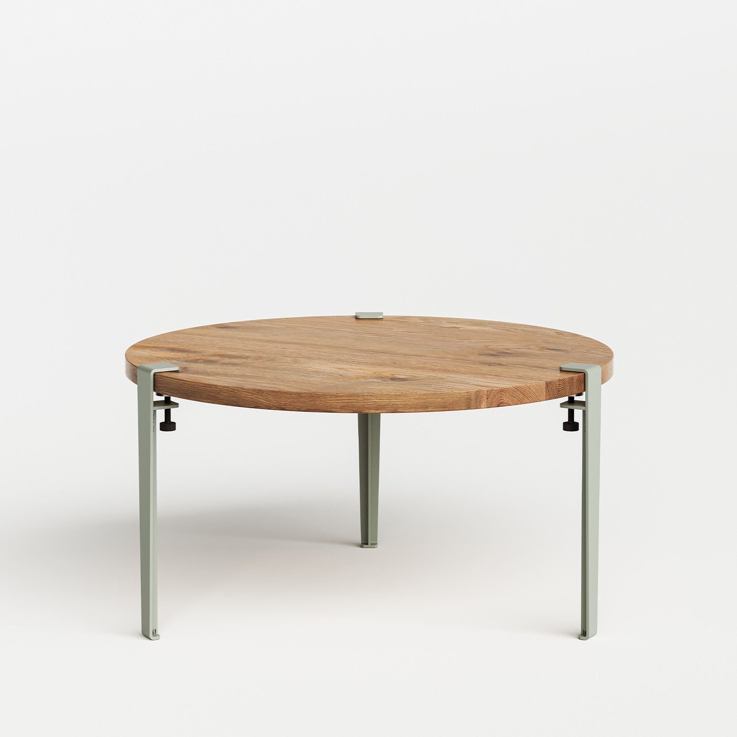 Runder Couchtisch TIPTOE Ø 80cm - recyceltem Altholz