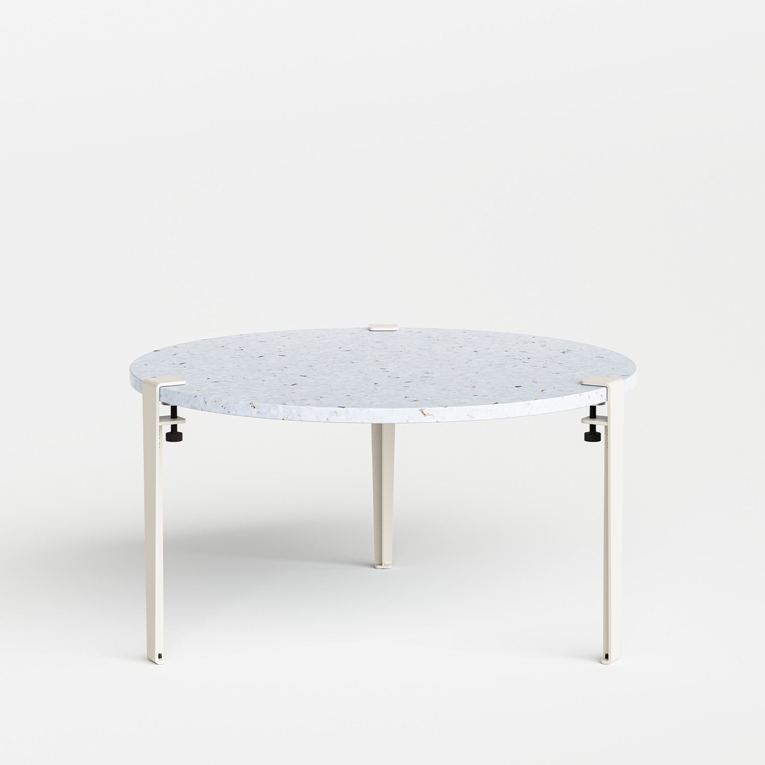 TIPTOE round coffee table Ø 80cm - Venezia recycled plastic