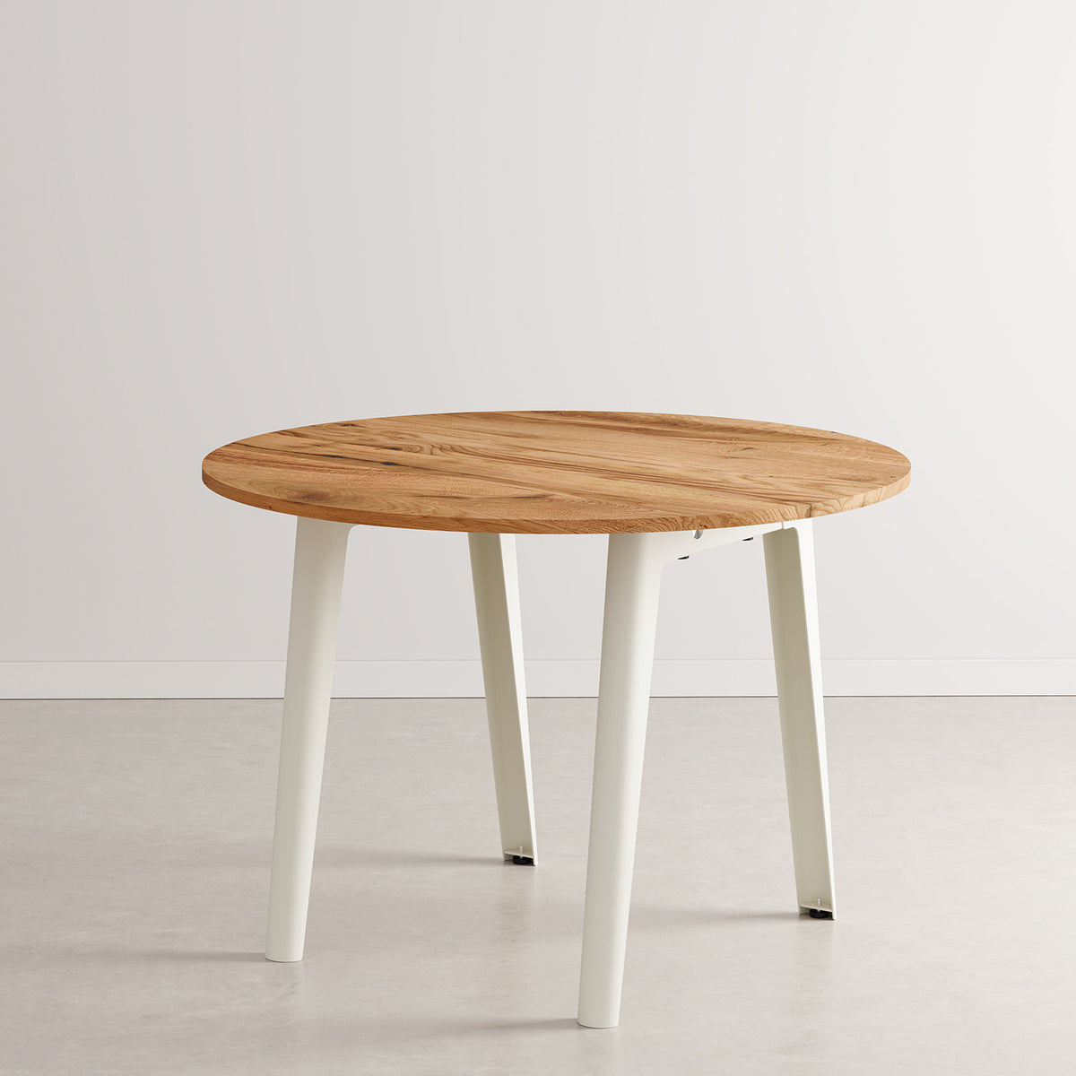 Table ronde NEW MODERN Ø 110cm - bois ancien recyclé