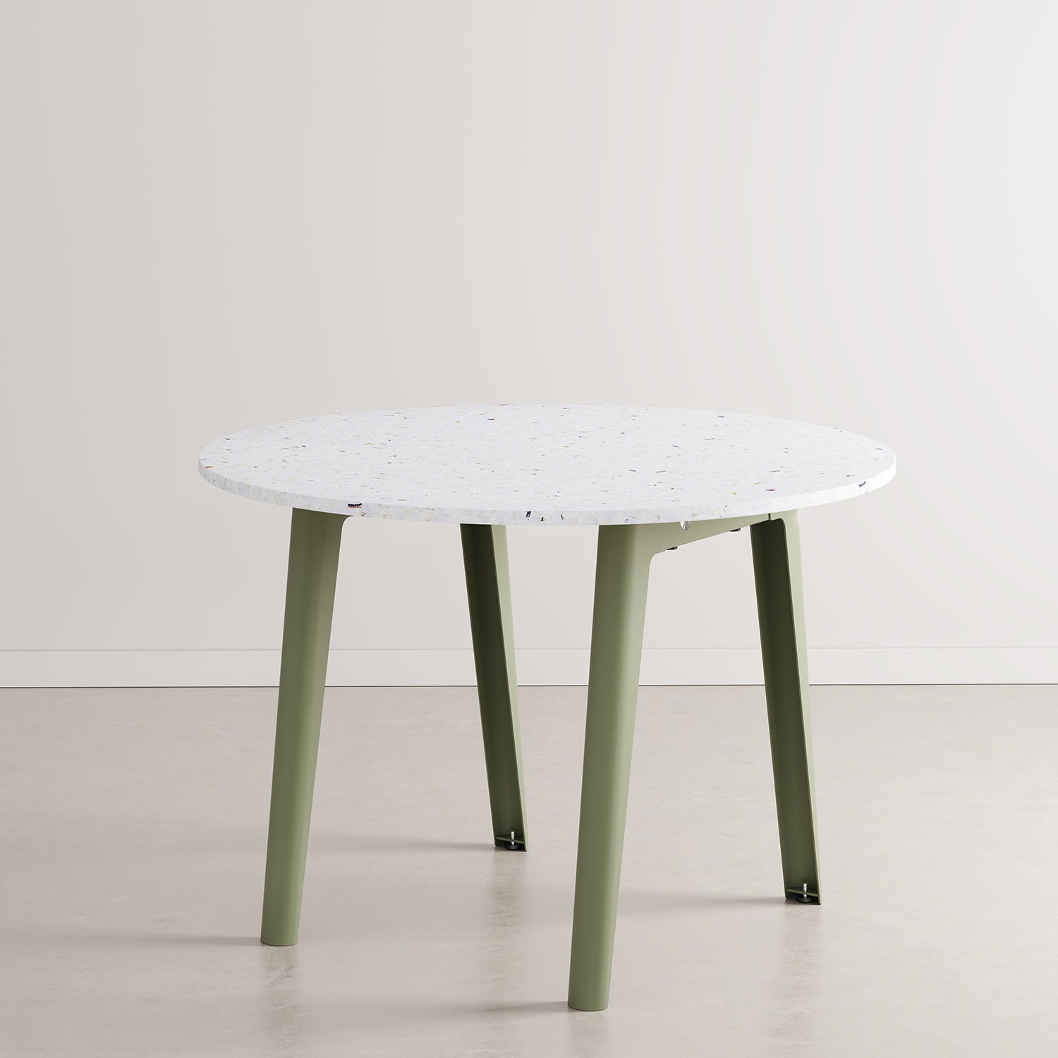 Runder Konferenztisch NEW MODERN Ø 108cm - recycelter Kunststoff Venezia