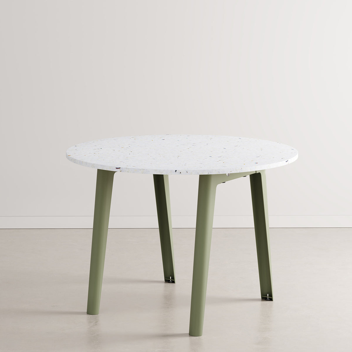 Runder Konferenztisch NEW MODERN Ø 108cm - recycelter Kunststoff Venezia