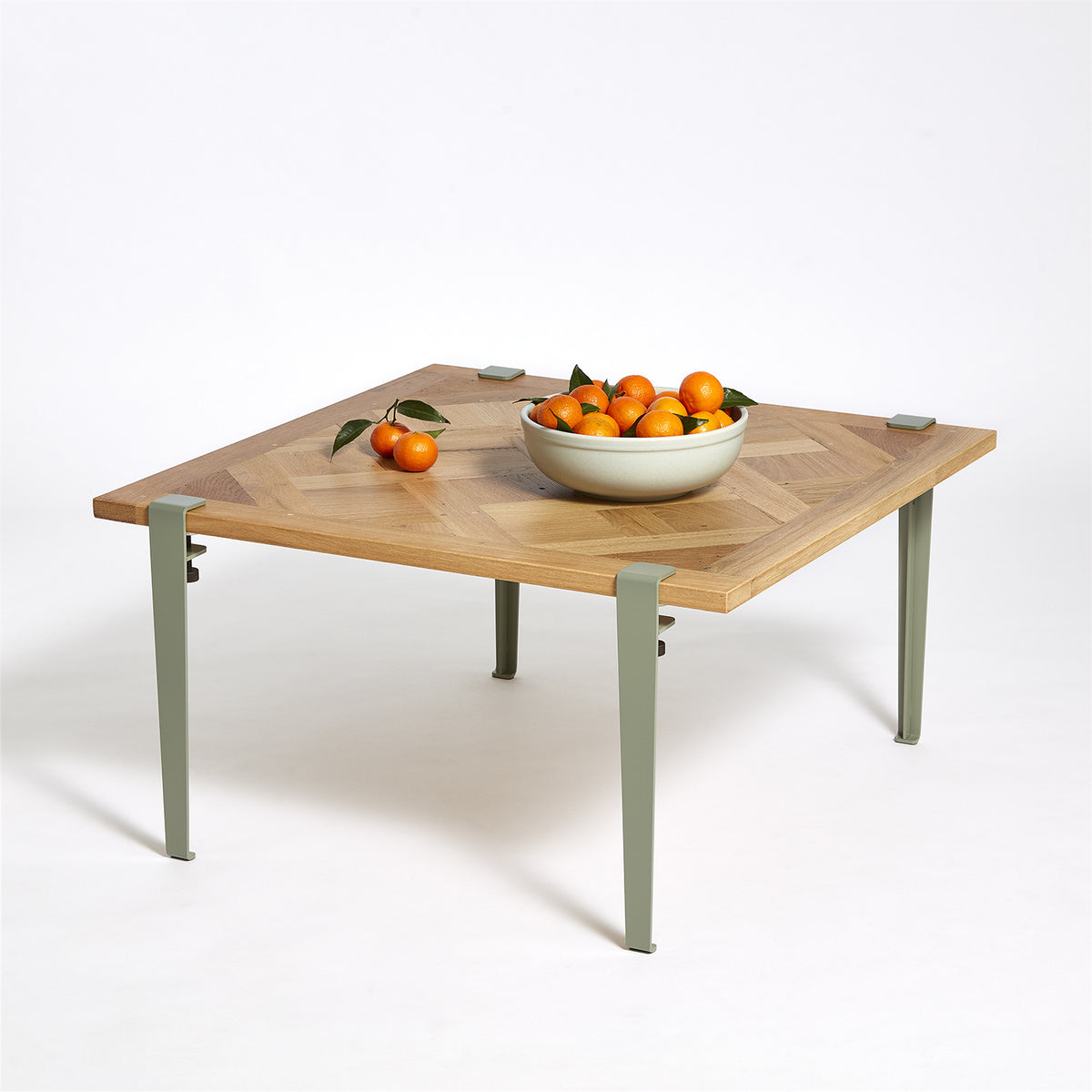 Mesa de centro TIPTOE 80x80cm - parquet de Versailles